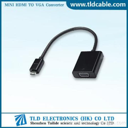 Mini HDMI to VGA Adapter Cable